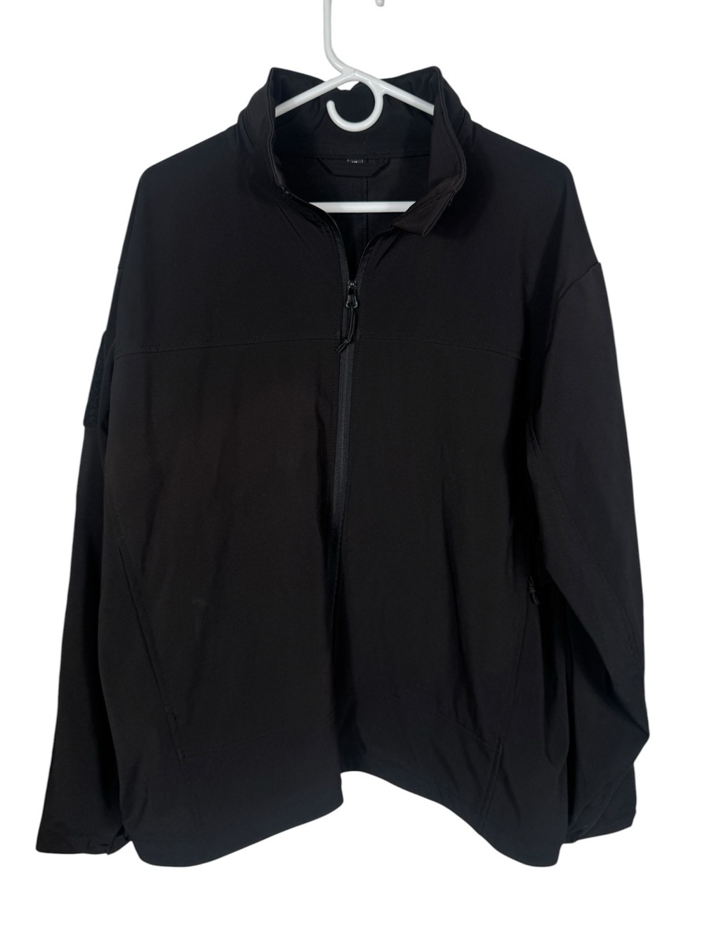 Rothco Black Tactical Soft Shell Zip-Up Jacket, Size XL